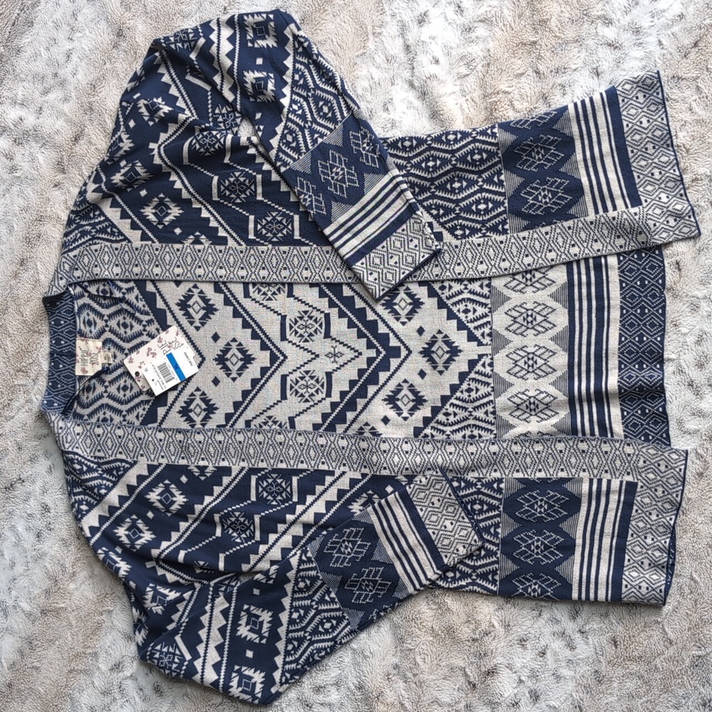 Hippie Rose Lightweight Bohemian Chic Cardigan Sweater